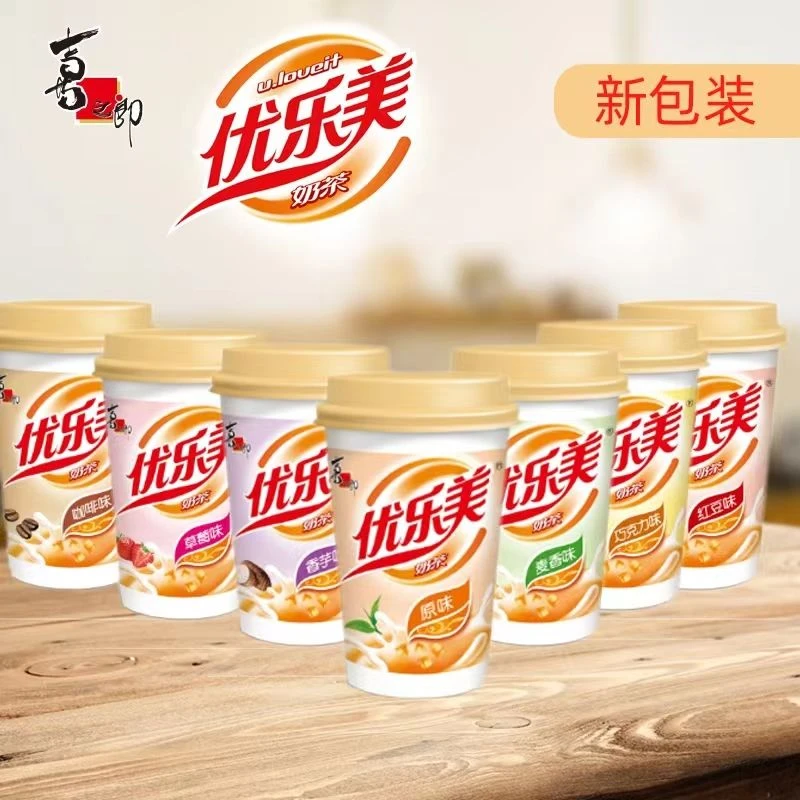 优乐美经典椰果奶茶80克大杯多口味草莓香芋代餐下午茶冲泡饮品