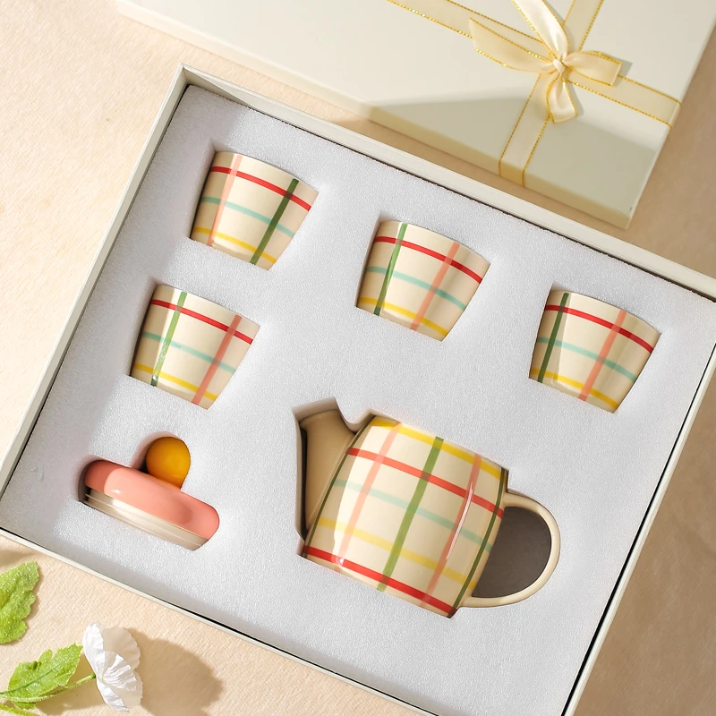 川岛屋茶壶套装2024新款陶瓷茶具女订婚结婚新婚礼物送闺蜜伴手礼