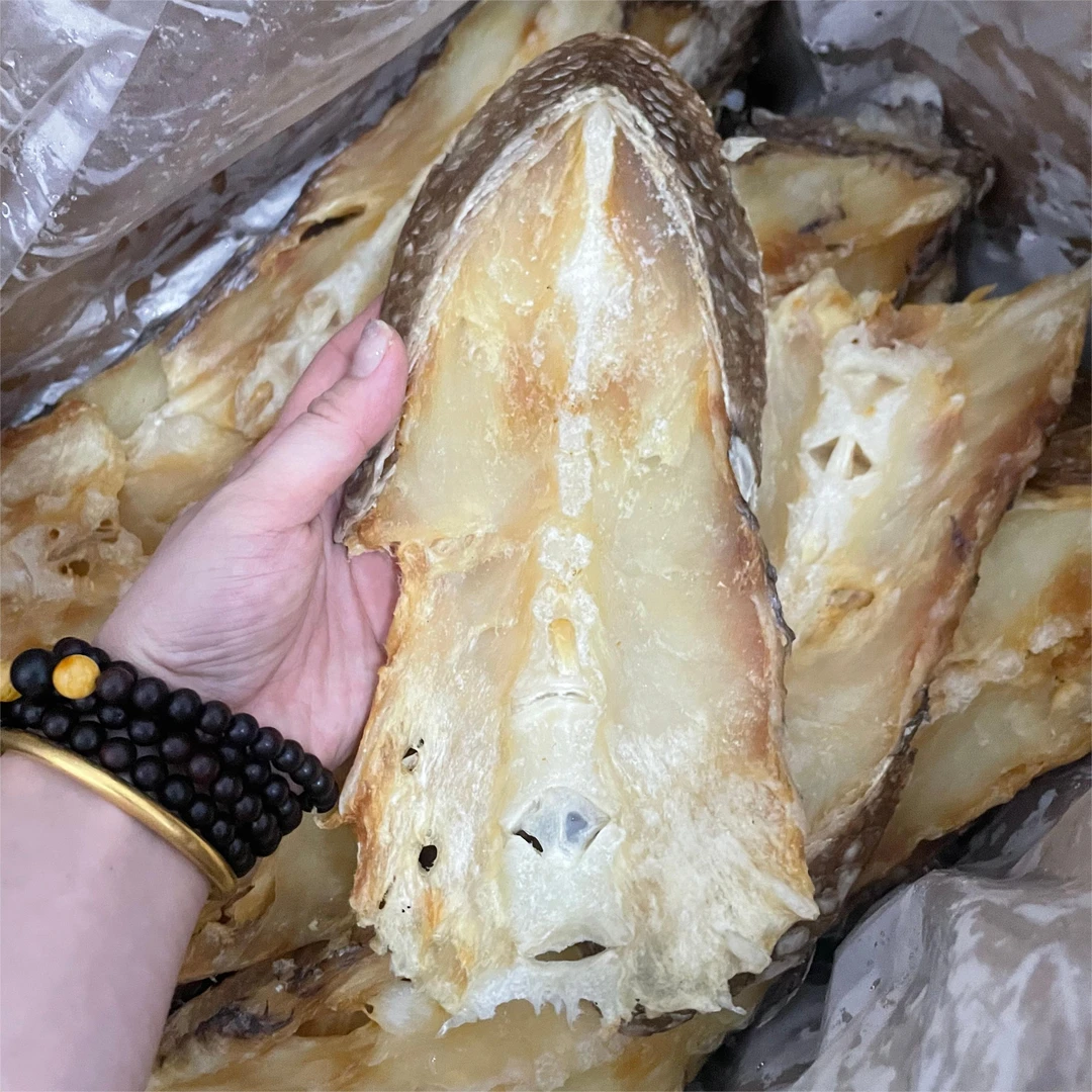 鳘鱼干鳘鱼骨自晒风干 鳘鱼干货 煲汤 肉质肥厚色泽 鲜亮味道鲜甜