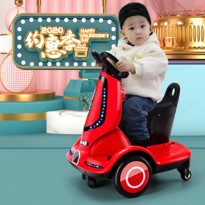 电动儿童车适合充电电动平衡车音乐遥控可坐人充电电动车儿童汽车