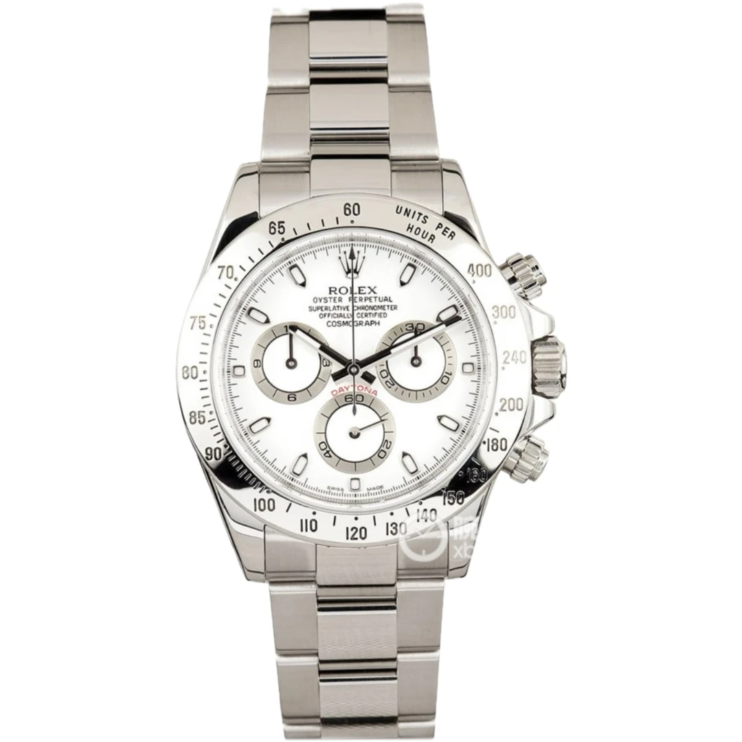 95新 Rolex/劳力士 116520迪通拿/绝版白钢迪/V字头APH错版新款扣