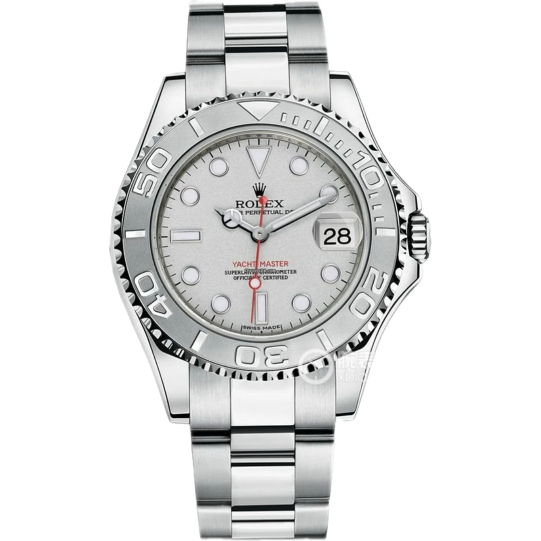 95新 Rolex/劳力士 16622灰游艇/40mm/铂金外圈/保修到26年8月