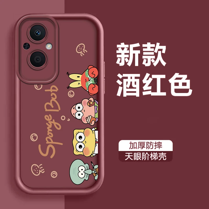 适用OPPOA96天眼阶梯手机壳小众新款防摔透明硅胶软壳时尚比奇堡