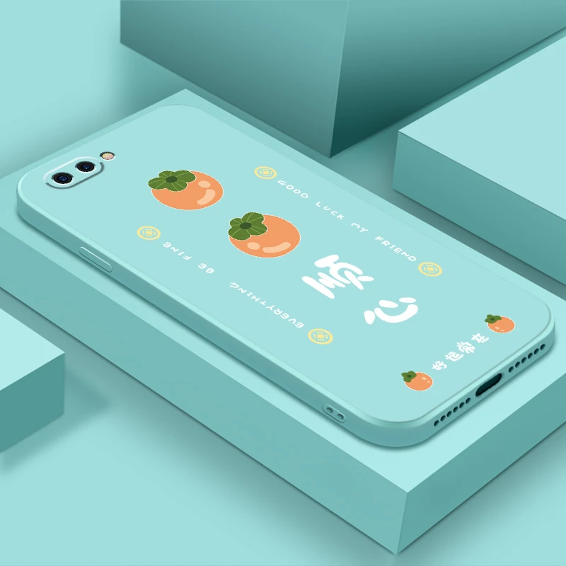 oppoR11硅胶手机壳磨砂软壳防摔oppoR11plus保护套潮牌柿柿顺心