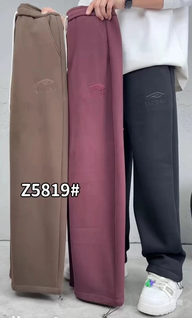 Z-5819冬季新品品牌撤、直筒可收口！一裤两穿、宽松版！