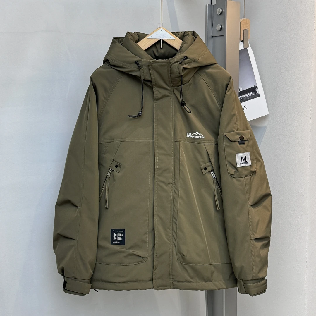 羽【杭派麦麦背带石墨烯极寒荒野求生系列】冬季羽服Z-0688绒丝外套