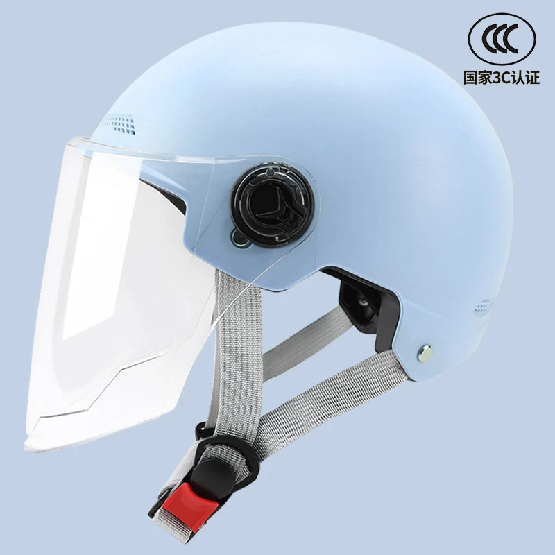 3C认证电动车摩托车头盔男女通用夏季防晒防紫外线头盔骑行安全帽