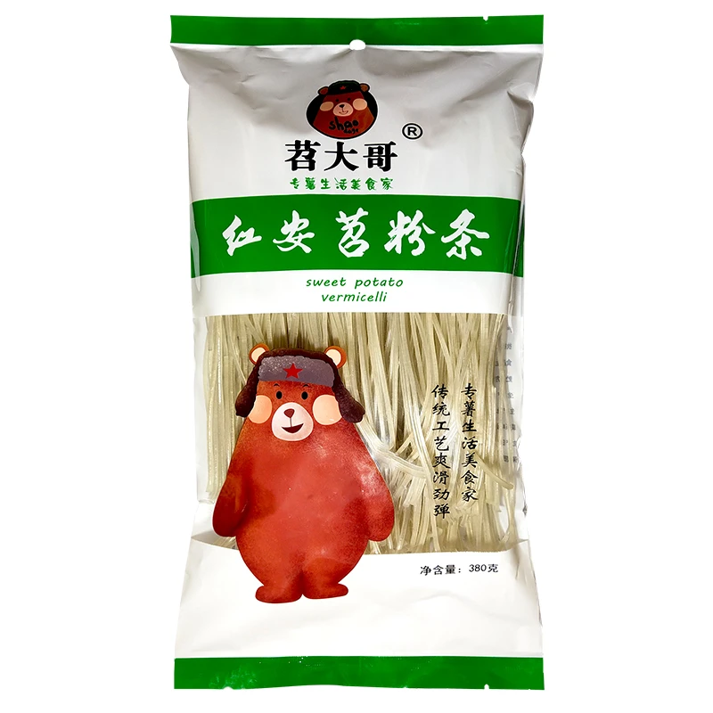 【唐艺专属】苕大哥 传统红安苕粉条纯正红薯粉条380g袋装Q弹劲道