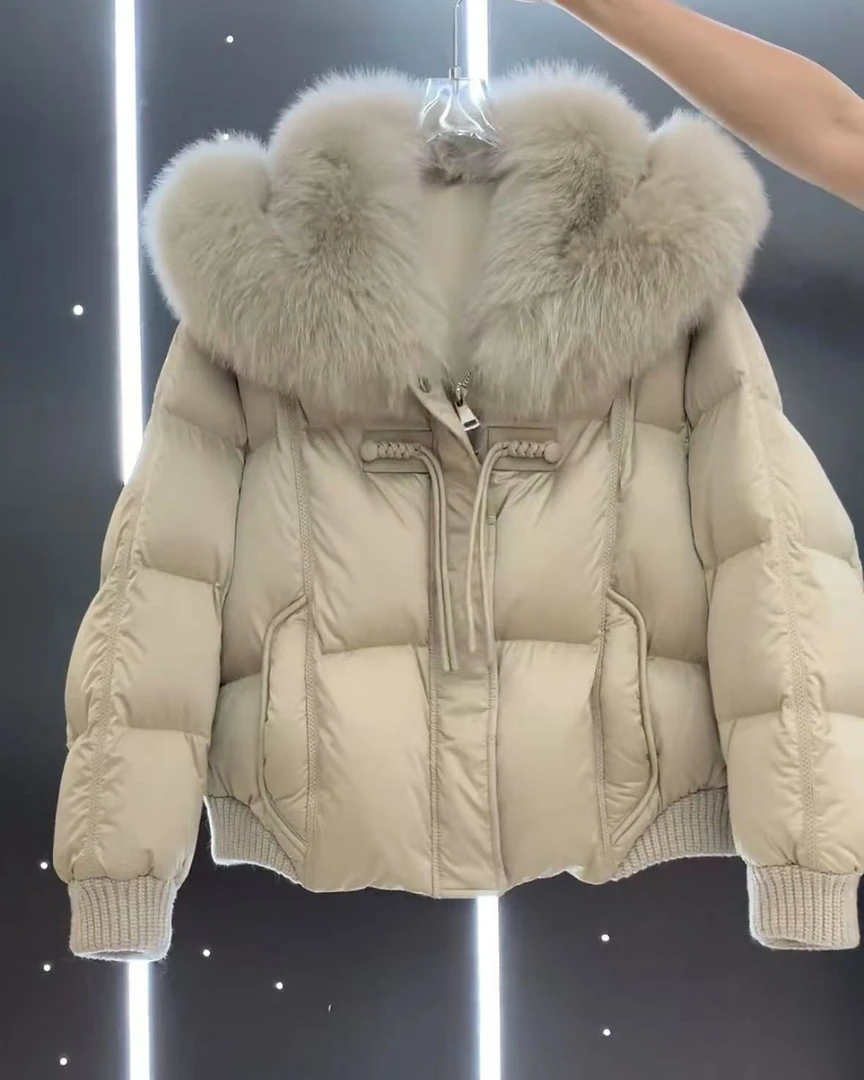 冬季新款盘扣加厚保暖外套女装