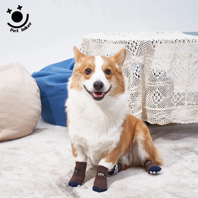 宠物袜子防脏袜套脚套金毛狗防滑透气狗袜子鞋子猫咪防抓超大袜子