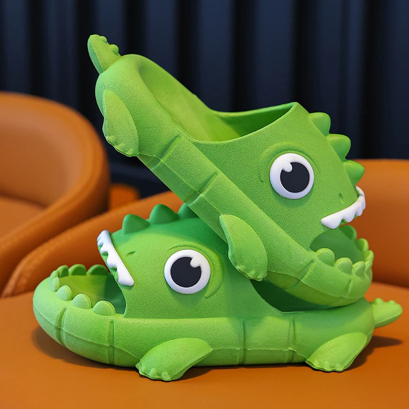 儿童拖鞋男童恐龙夏季新款防滑软底中小童卡通女孩宝宝凉拖鞋