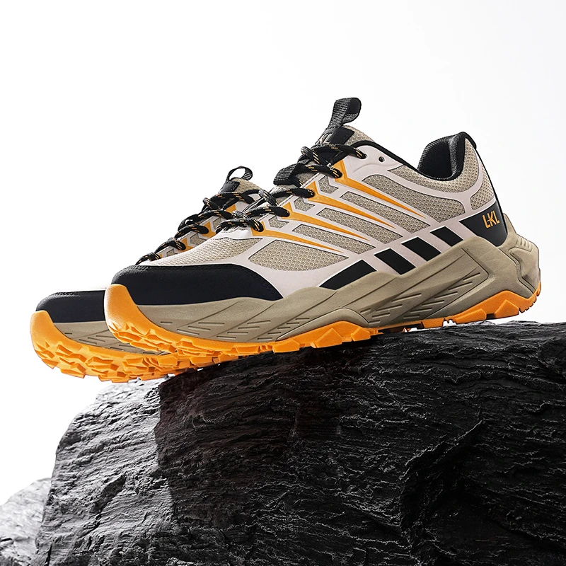 户外登山鞋男鞋新款夏季潮流老爹鞋男增高耐磨休闲鞋厚底运动鞋