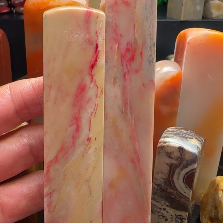 昌化鸡血石用****6昌化鸡血石印章