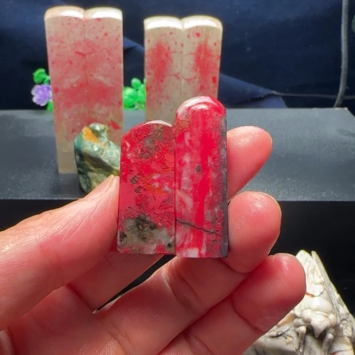 鸡血石一*鸡血石印章