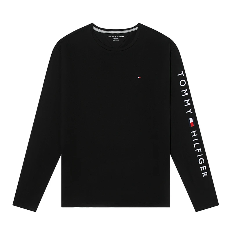 TOMMY HILFIGER男士长袖t恤春季刺绣打底衫 VB59032158【香港直邮】