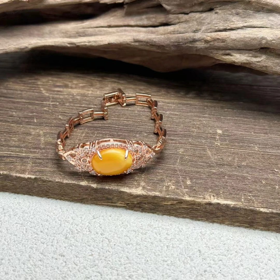 【与帅珠宝】蜜蜡手链D062635——多样性发其一