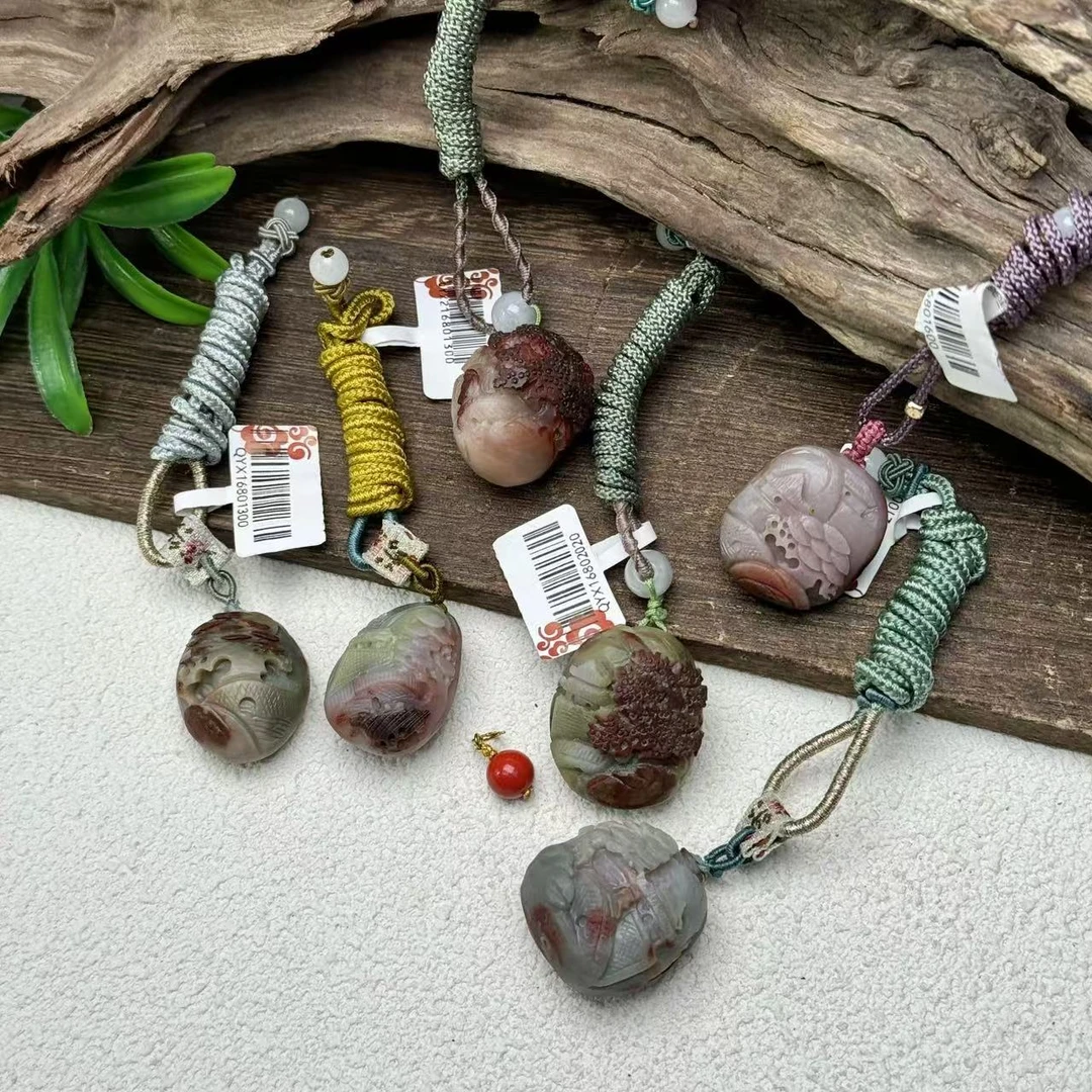 【与帅珠宝】盐源玛瑙吊坠D093022——多样性发其一