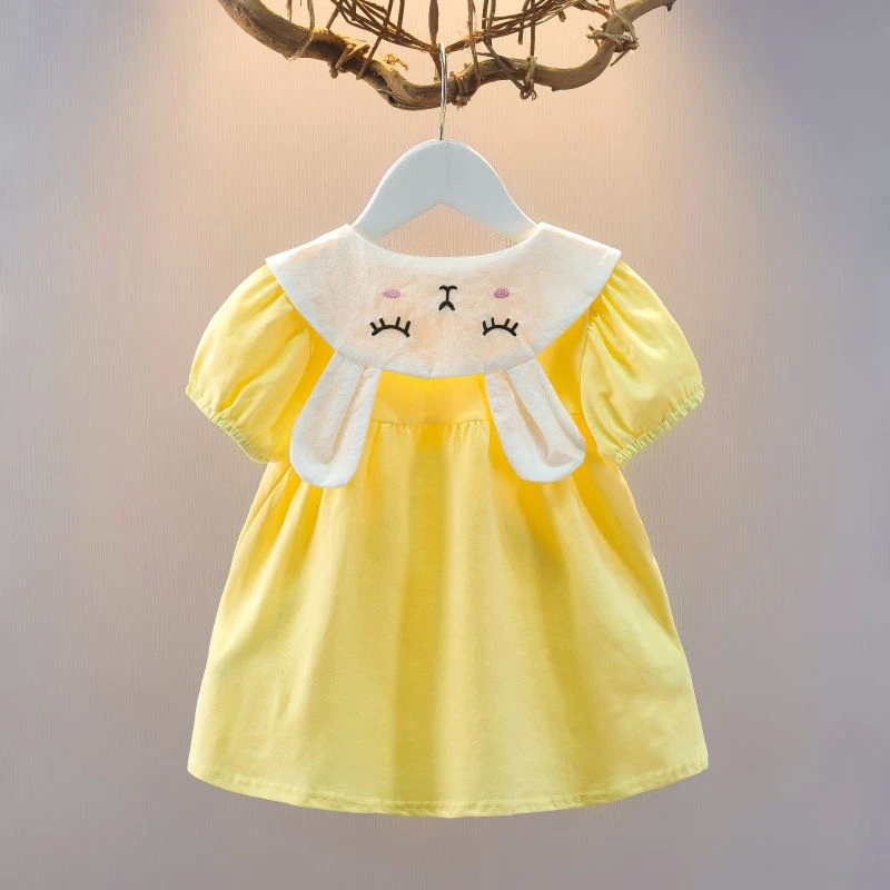 一岁女童连衣裙儿童夏装裙子2023新款女宝宝公主裙小童卫衣裙短裙