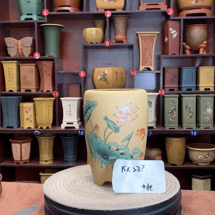 紫砂花盆紫砂花盆