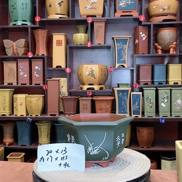 紫砂花盆紫砂花盆