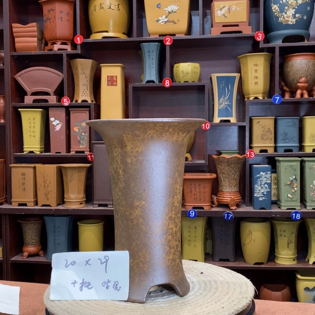 紫砂花盆紫砂花盆