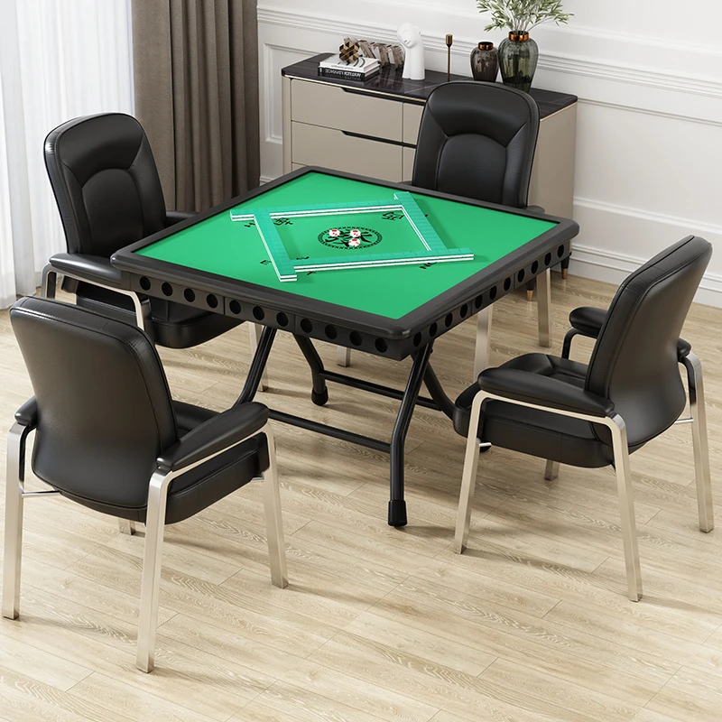 麻将桌折叠家用小型简易宿舍打牌桌子便携手搓棋牌桌手动麻雀台桌
