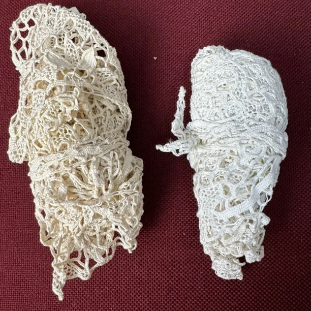 手工非遗即墨花边DIY材料蕾丝装饰蕾丝花边白色花边辅料材料包