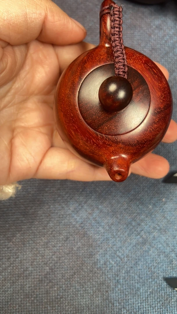 印度小叶紫檀把把壶