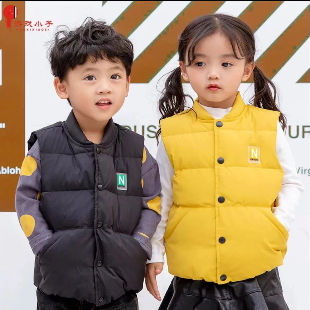 男女童宝宝内穿羽绒马甲（多款链接，自行寻找图片）
