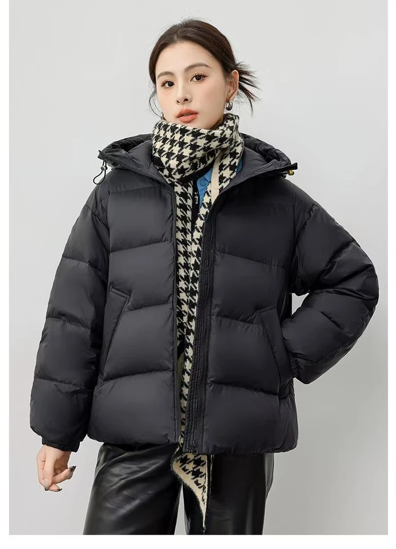 入冬必备！高级感时尚简约大气保暖面包棉服外套(D4-6)M001