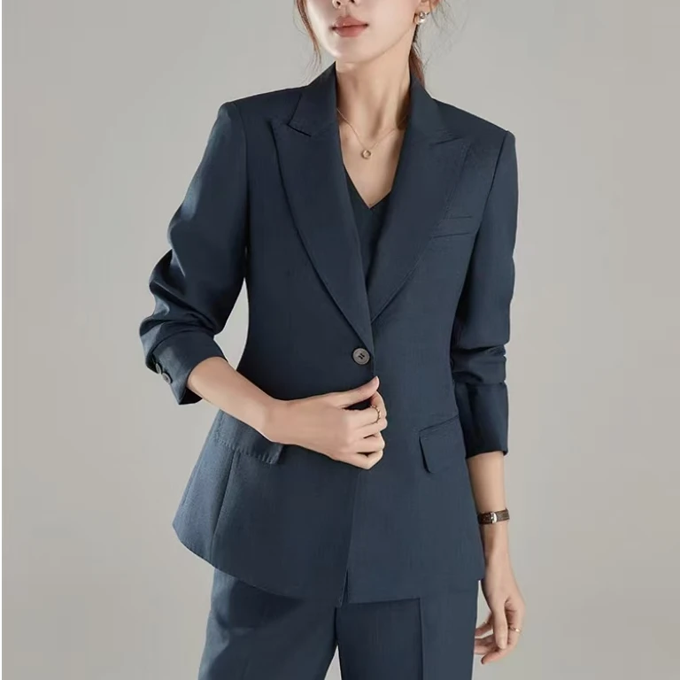 通勤职业西装套装设计感高级时尚西服西裤两件XZ128