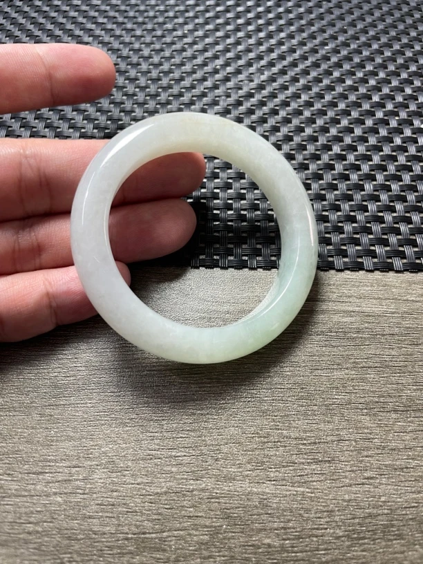 翡翠手镯 49.5圈 小圈口