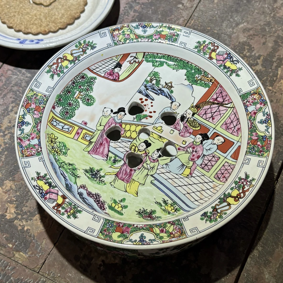 功夫茶器广彩老瓷器茶盘