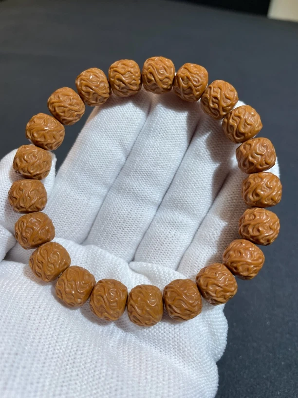 墨韵 猴头核桃雕刻恶魔之眼-虎须原生态无做色