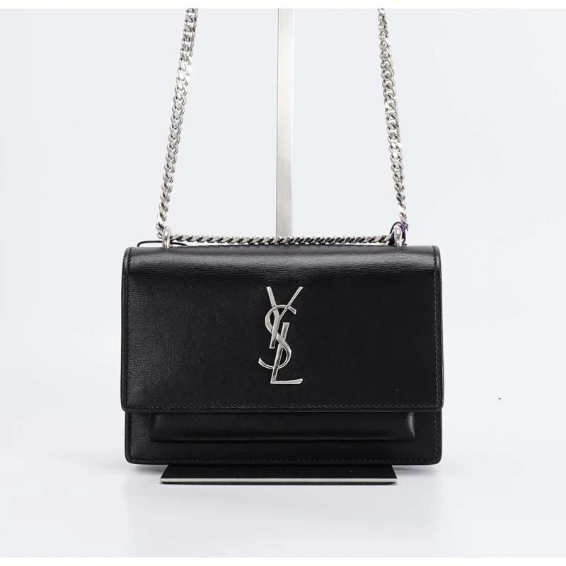 99新 YSL/圣罗兰 /99新 YSL/圣罗兰 98新圣罗兰黑银日落包Zs1481/
