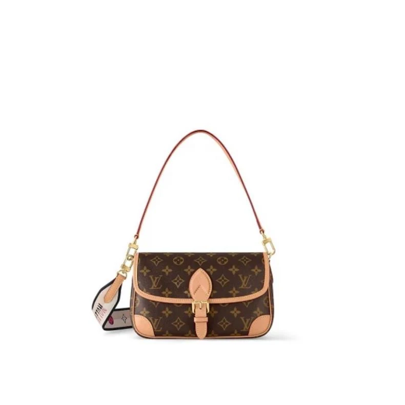 99新 LouisVuitton/路易威登 98新 lv黑肩带法棍斜—拆单