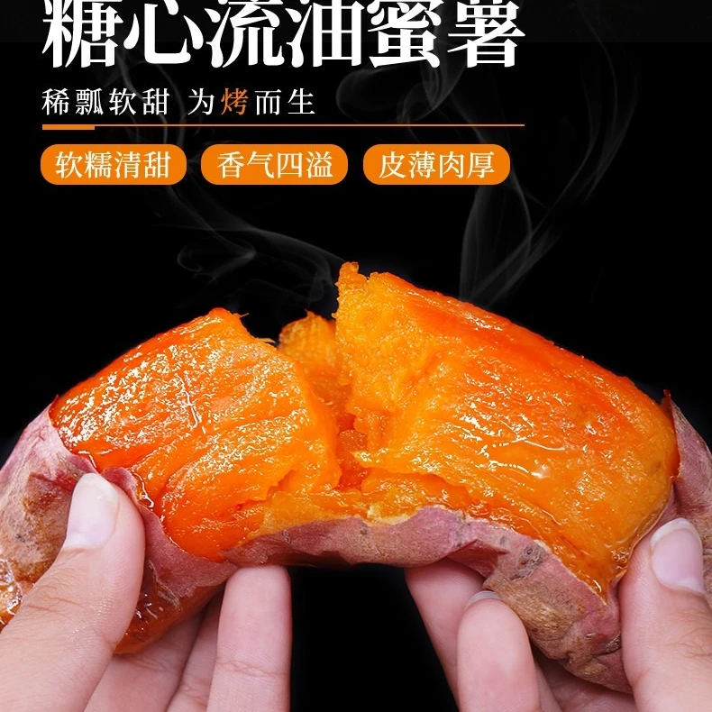 【特价】唐山烟薯25号蜜薯糖心新鲜番薯5斤烤地瓜红薯皮薄
