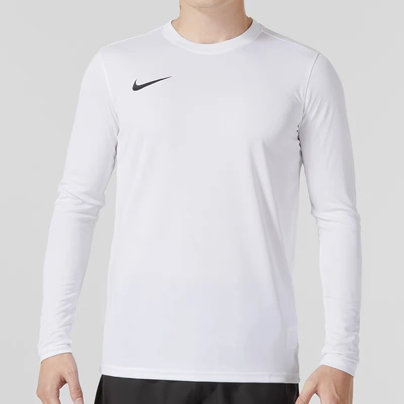 NIKE耐克男子长袖速干透气T恤运动服休闲圆领套头衫BV6707-100