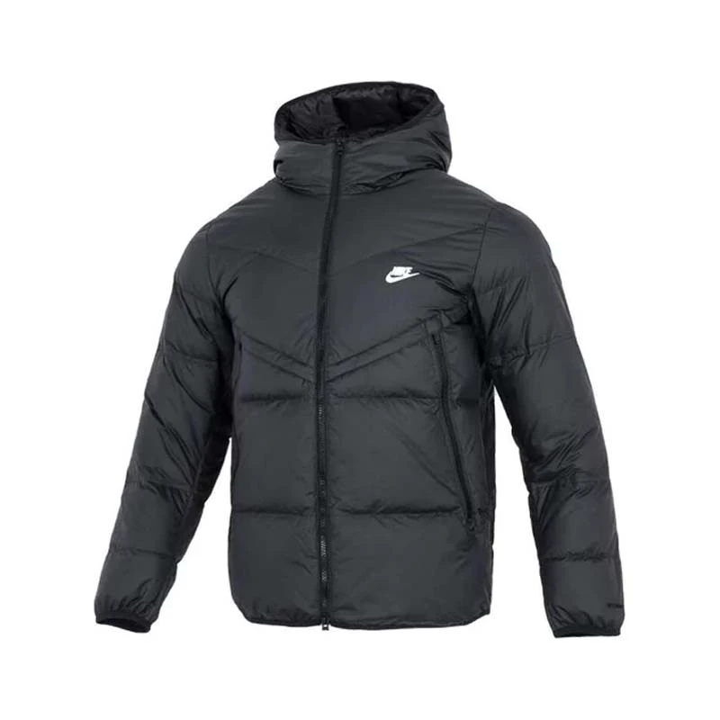 Nike/耐克 男子冬季连帽保暖防风时尚运动休闲羽绒服 DV1132-010