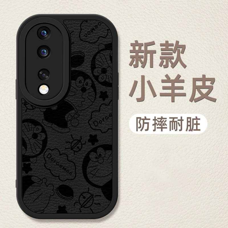 荣耀80手机壳全包防摔荣耀80pro小羊皮硅胶软壳80se卡通保护套ins