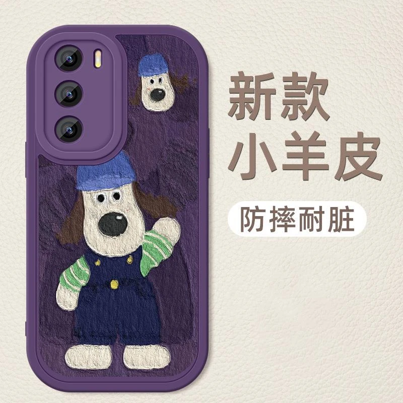 适用适用OPPOReno12手机壳全包防摔Reno12pro新款小羊皮硅胶软壳R