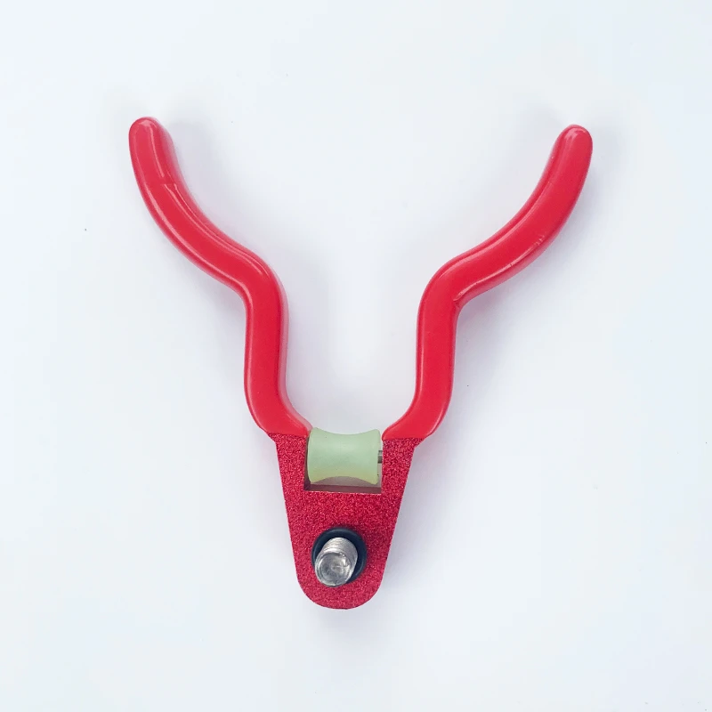 通用大物锁杆器卡竿金属鹿角头支架后挂巨物拖竿器炮台蓝色红色