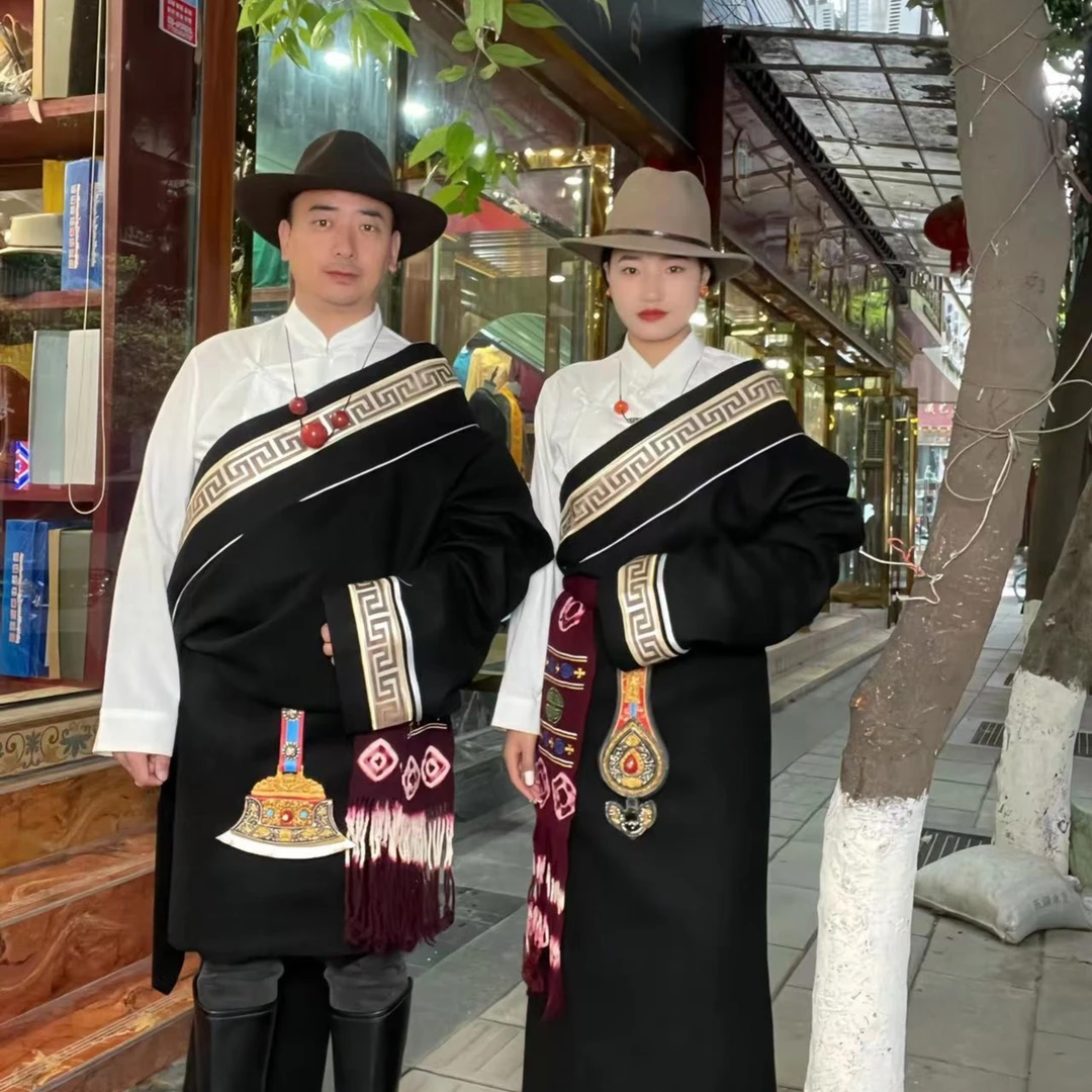 新款藏式情侣款藏袍（单袍子）