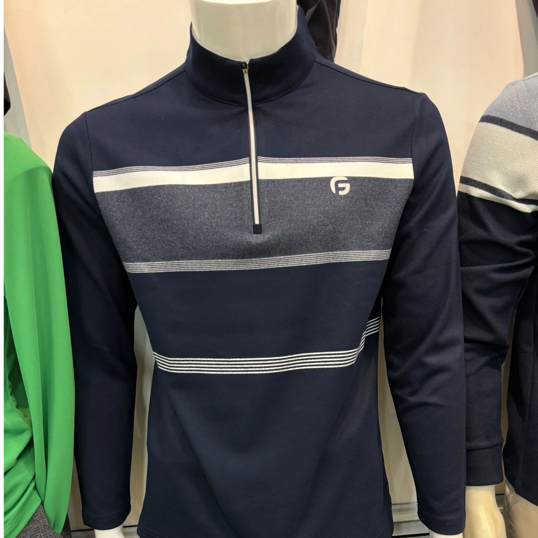 男款长袖棉T休闲高尔夫