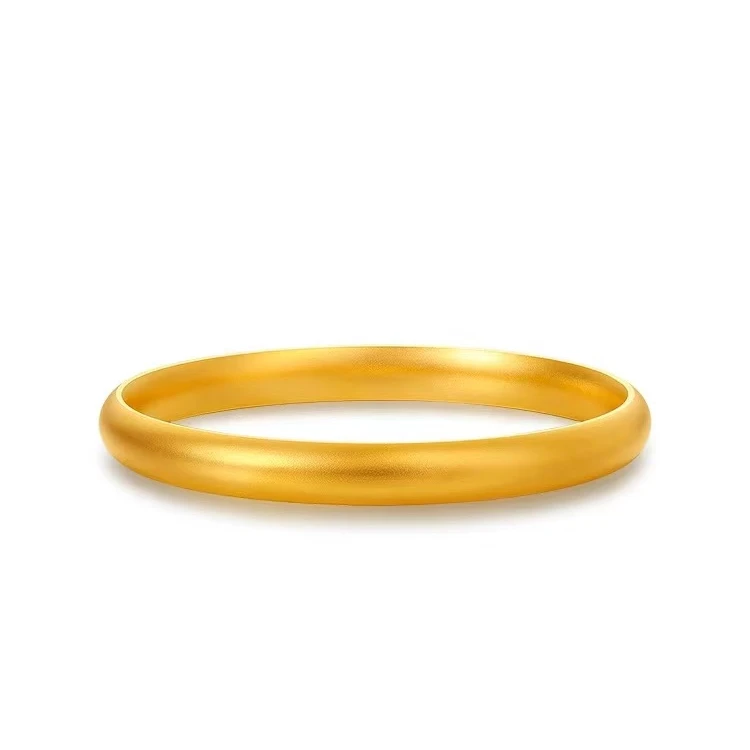 【陈总严选】黄金999足金素圈手镯(基地发货+一物一证)