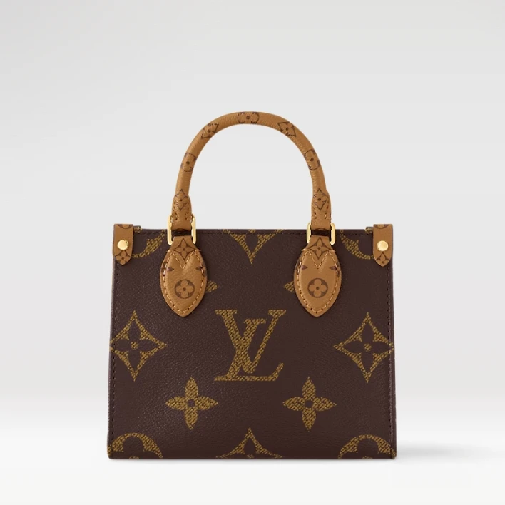 全新未使用 LouisVuitton/路易威登 Onthegobb新款老花手提托特包