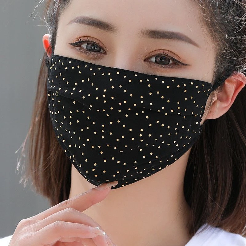 新款时尚防晒口罩女夏季潮款遮脸轻薄透气骑车护脸可水洗冰丝面罩