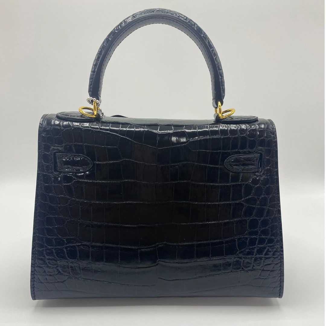 女王的包柜雅丹风轻奢稀有皮鳄鱼皮KL25到28-30内缝颜色多