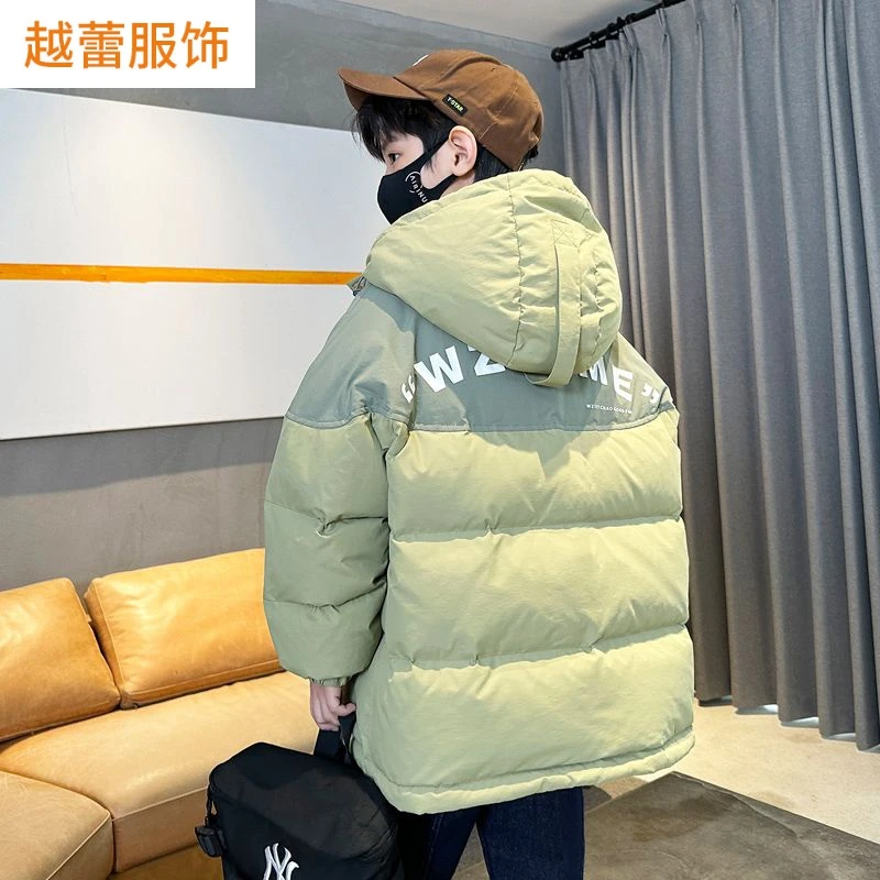男童羽绒服冬季白鸭绒儿童2023新款大童冬装加厚外套炸街洋气爆款