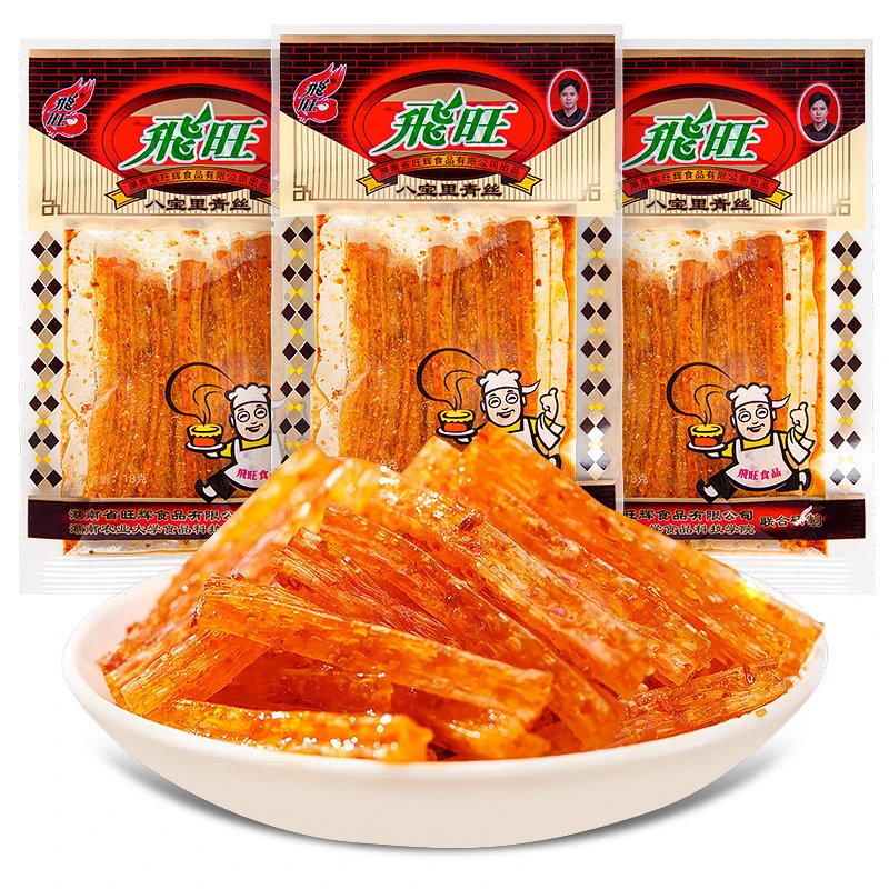 飞旺八宝里青丝辣条袋装儿时怀旧麻辣食品老式面筋休闲小零食辣片